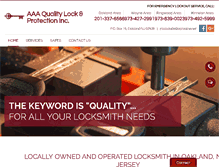 Tablet Screenshot of aaaqualock.com